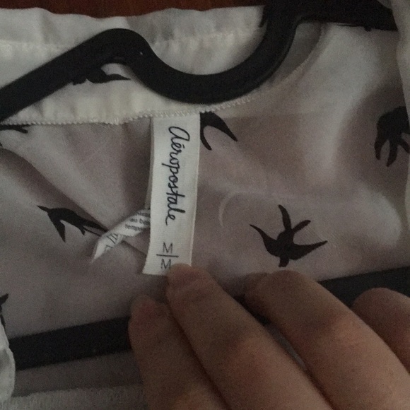 Sheer Swallowtail Bird Shirt - Picture 3 of 3